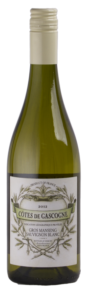 Cotes De Gasgogne Blanc Gros Manseng-Sauvignon Blanc 2012