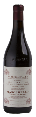 Guiseppe Marscarello Barbera d'Alba 'Santo Stefano' Barbera 2008 - $77.25 a bottle