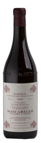 Guiseppe Marscarello Barolo 'Villero' Nebbiolo 2008 - $185.40 a bottle