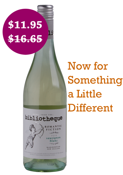 Bibliotheque 'Romantic Fiction' Sauvignon Blanc 2012 - </br> $11.95 a bottle!