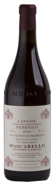 Guiseppe Marscarello Langhe Nebbiolo 2010 - $77.25 a bottle