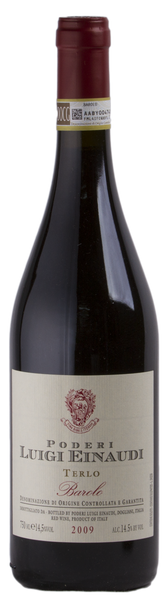 Poderi Luigi Einaudi 'Barolo' DOCG Nebbiolo 2009